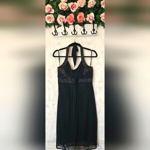 Prima Donna Classic Ruched Front Halter Lined Mini Dress